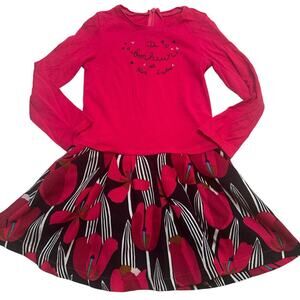 Catimini Long sleeve dress sz 5